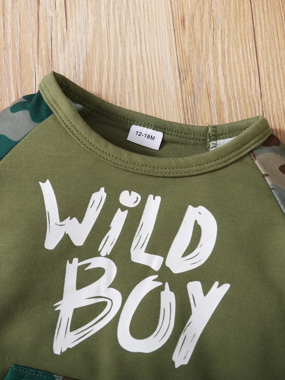 Children's Camouflage Top and Pants Set